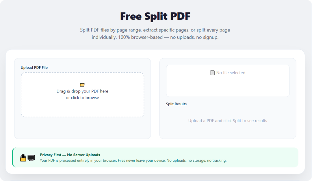 Split PDF by Page Range Easily – Fast, Free & No Tech Skills Required 1 Split PDF by Page Range Easily