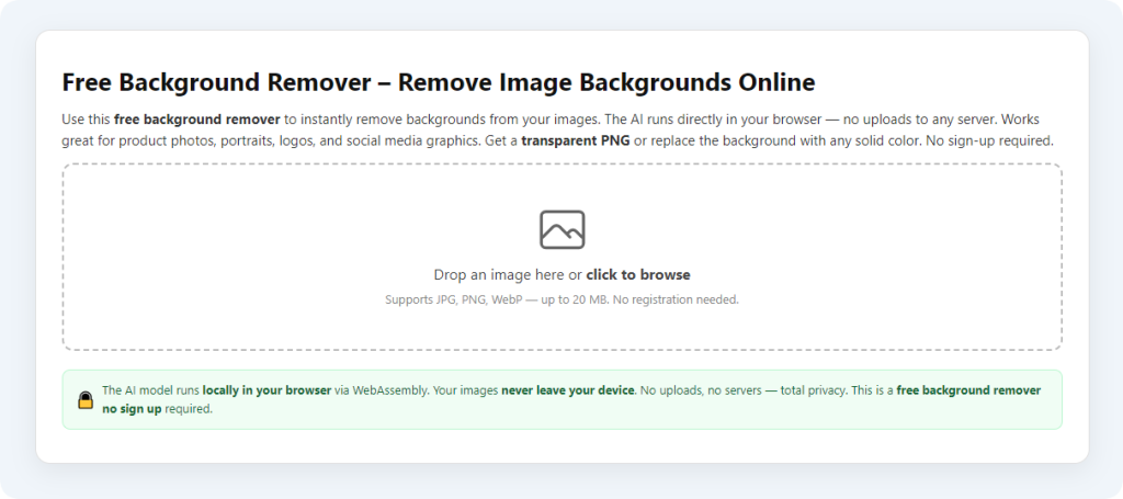 Background Remover With One Click Cutout Effect
