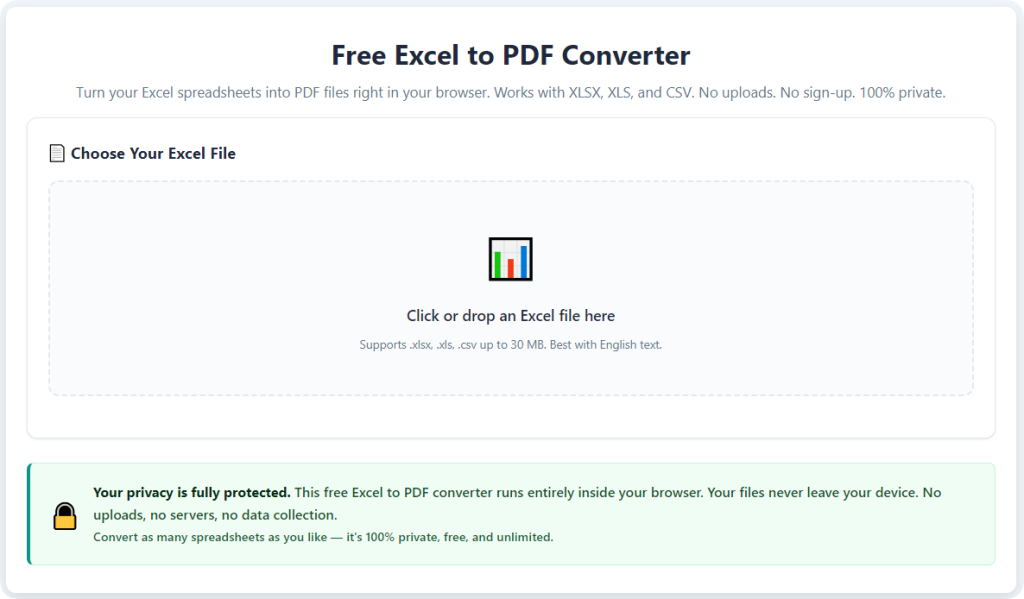 Excel to PDF Converter No Watermark Free: Clean Conversion Guide 1 Excel to PDF Converter No Watermark Free