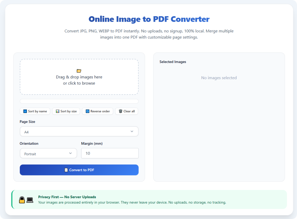 Image to PDF Converter Without Watermark: No Marks, Full Quality Guide 1 Image to PDF Converter Without Watermark