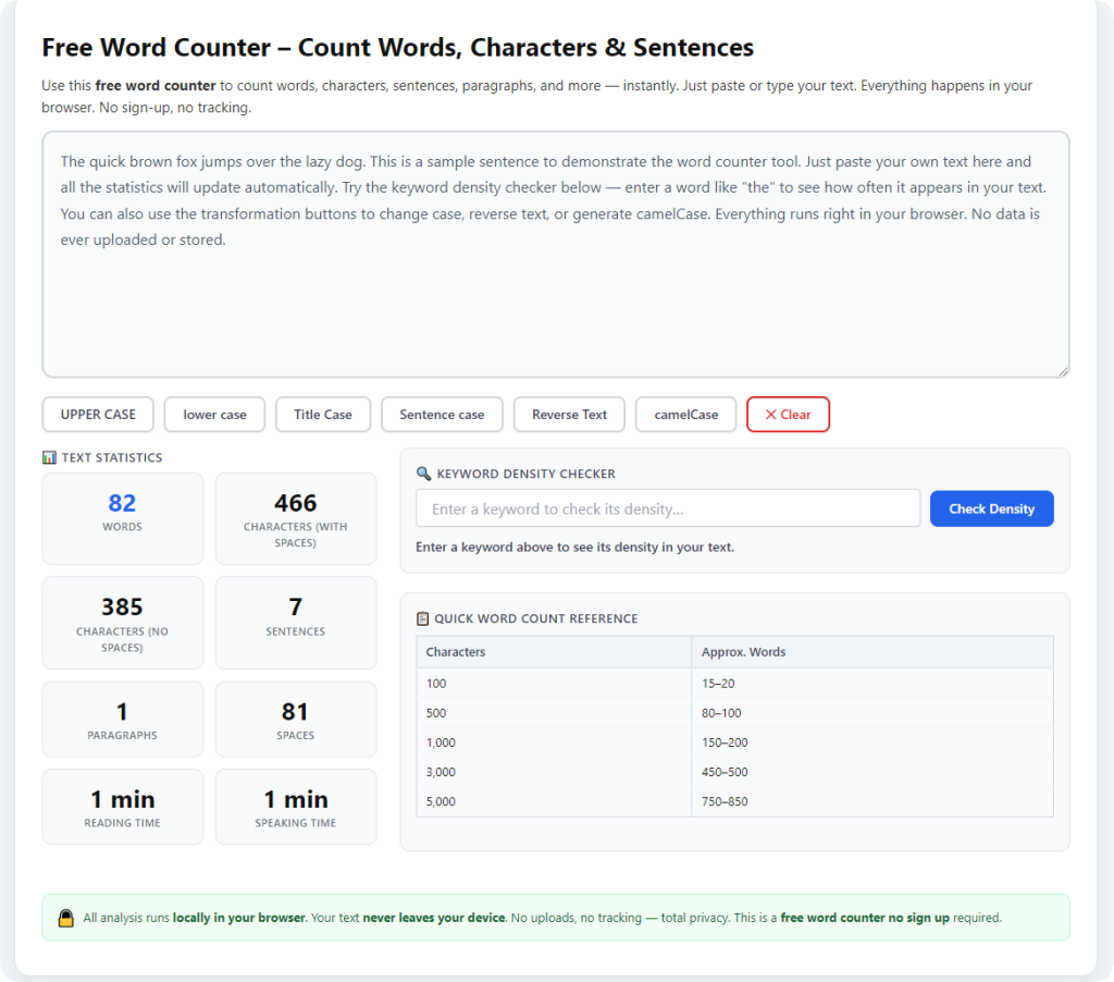 Free word counter no sign up required – Quick Guide to Count Words Instantly 2 Free word counter no sign up required – Quick Guide to Count Words Instantly