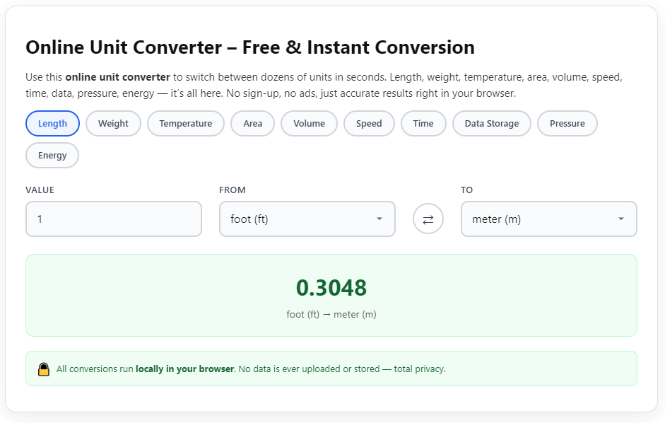 How to use online unit converter quickly – No-Fuss Guide for Instant Conversions 2 How to use online unit converter quickly