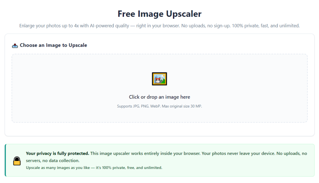 Image Upscaler for Low Resolution Old Photos