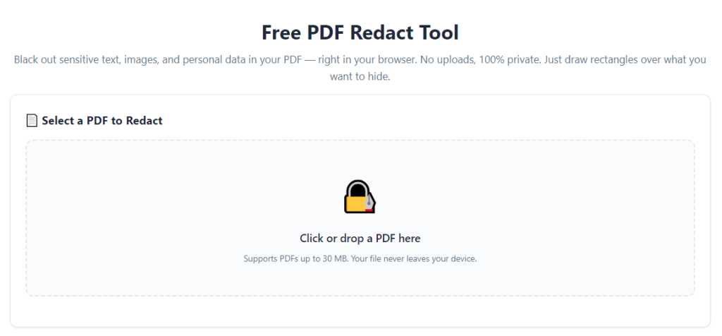 How to Use PDF Redact Tool for Sensitive PII Data