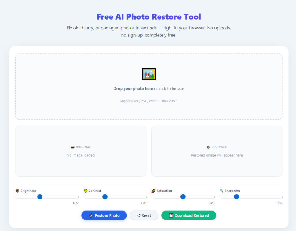 How to use photo restore tool AI for scratched photos: Easy Step-by-Step Repair Guide 1 How to use photo restore tool AI for scratched photos