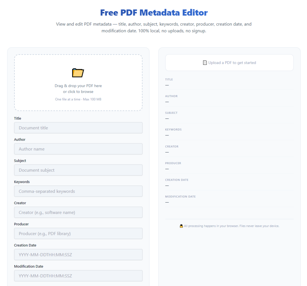 How to use PDF Metadata Editor to change author title: Practical Guide 1 How to use PDF Metadata Editor to change author title