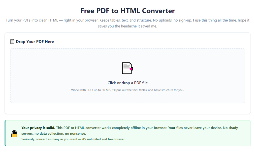 How to use PDF to HTML converter for website content