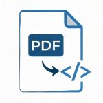 Batch PDF to HTML Converter